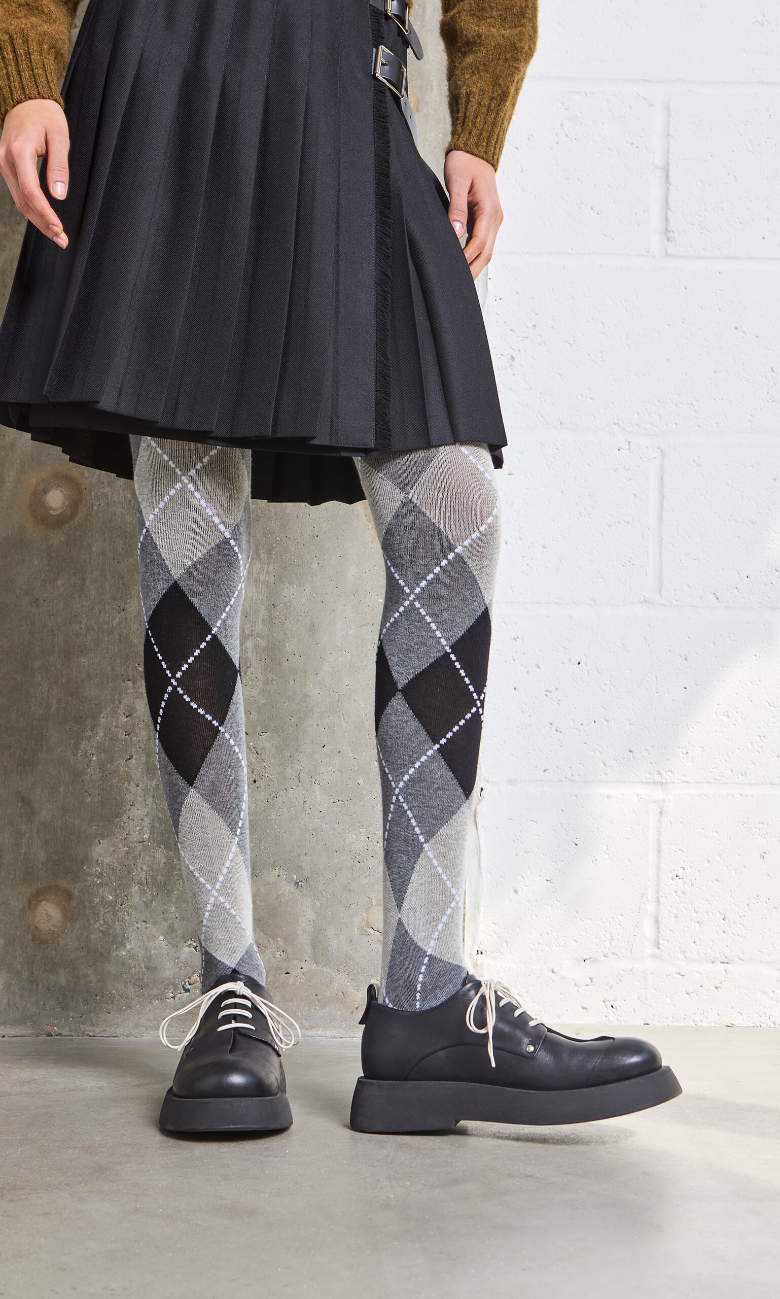 Grey Fog Tights