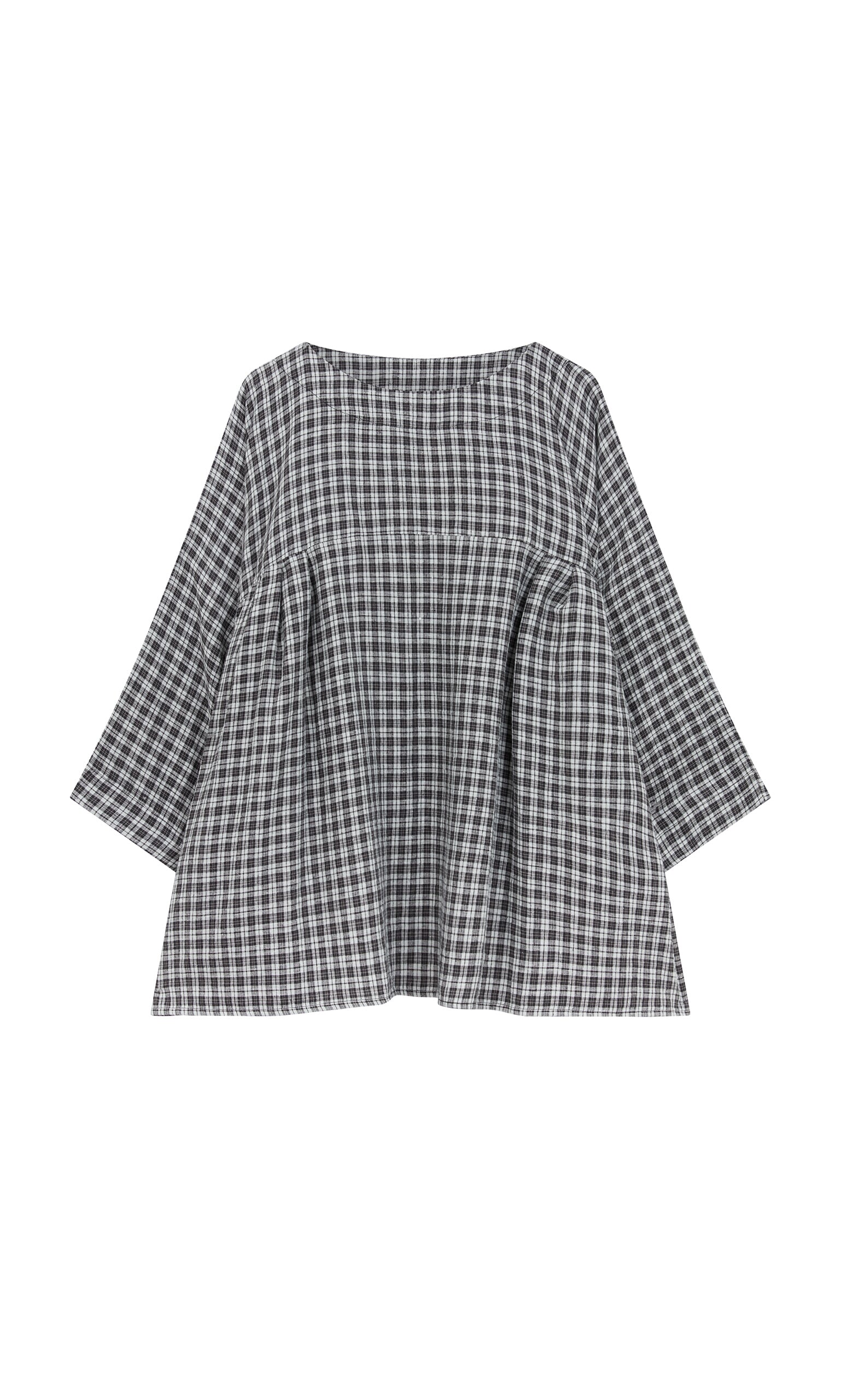 Kelli Blouse - Plaid