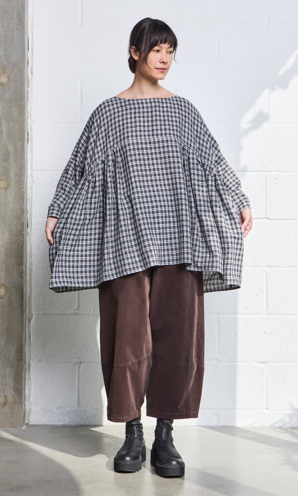 Kelli Blouse - Plaid
