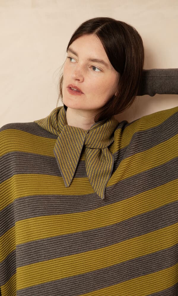 Jona Necktie - Butter Stripe