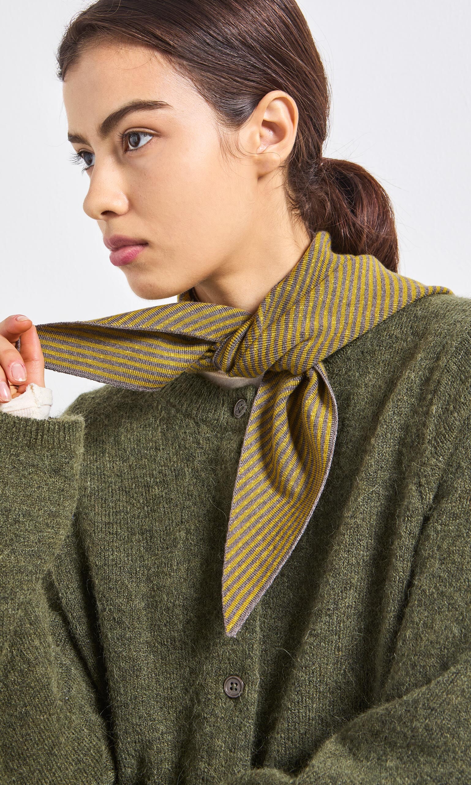 Jona Necktie - Butter Stripe