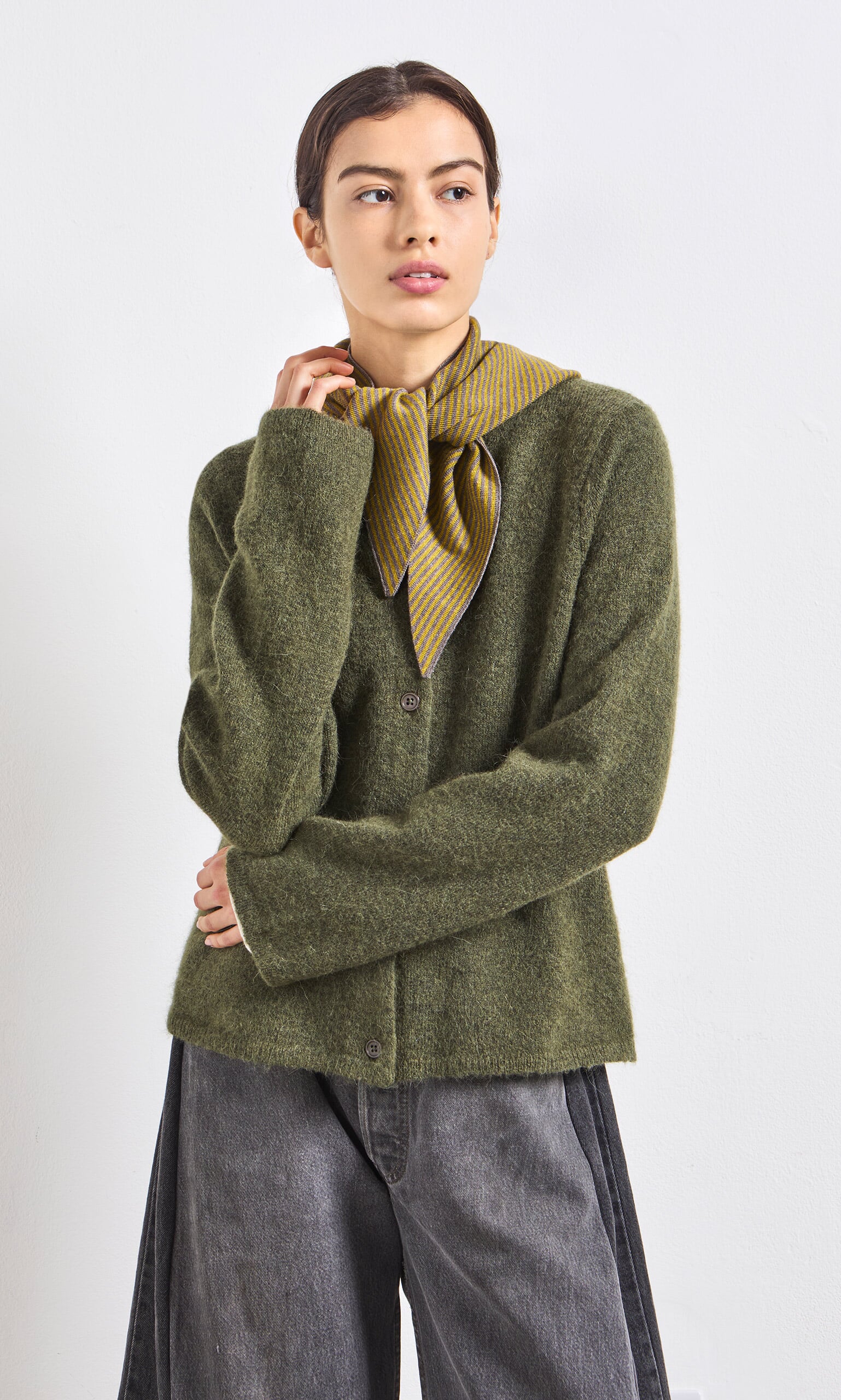 Jona Necktie - Butter Stripe