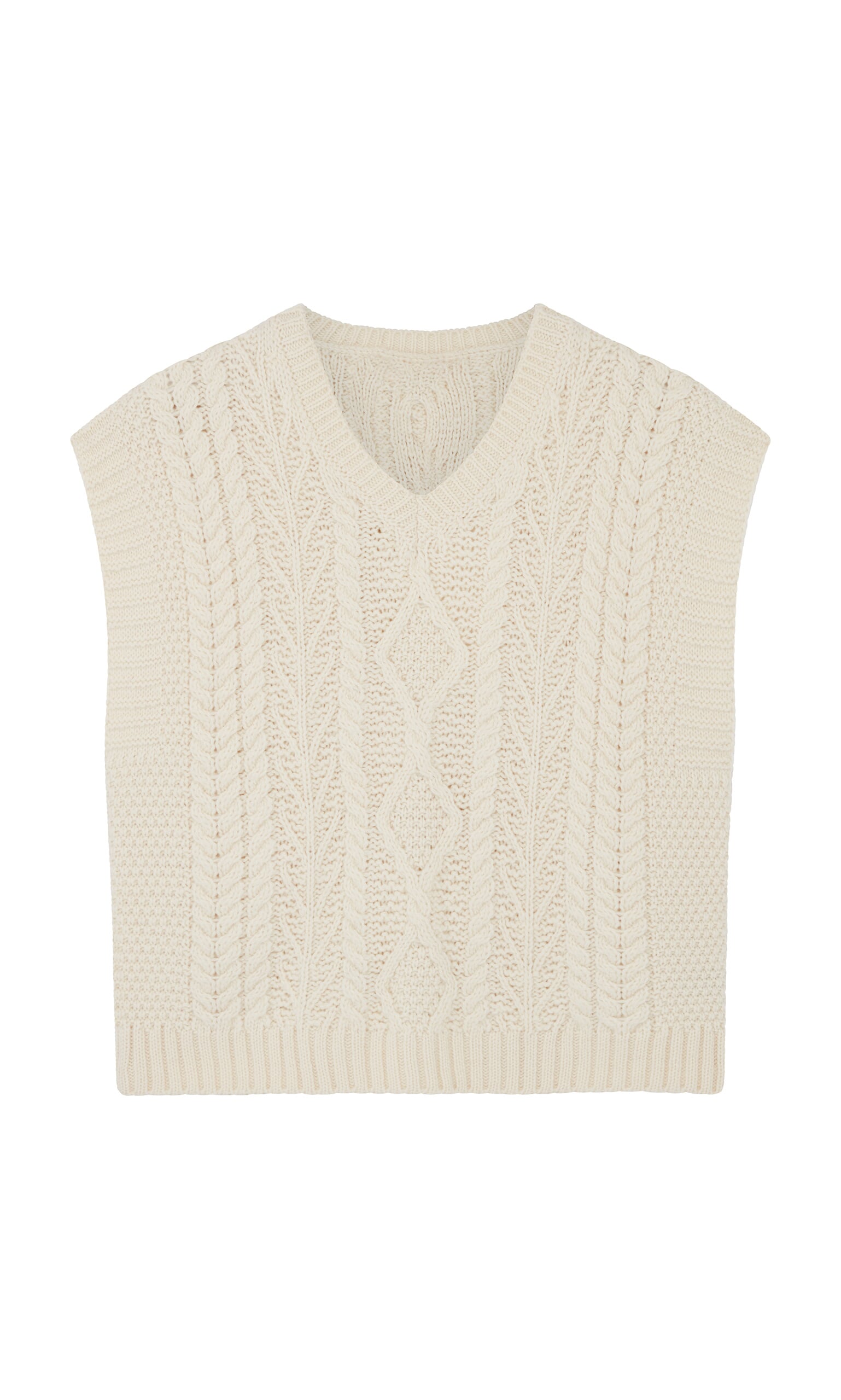 Aran Knit Vest
