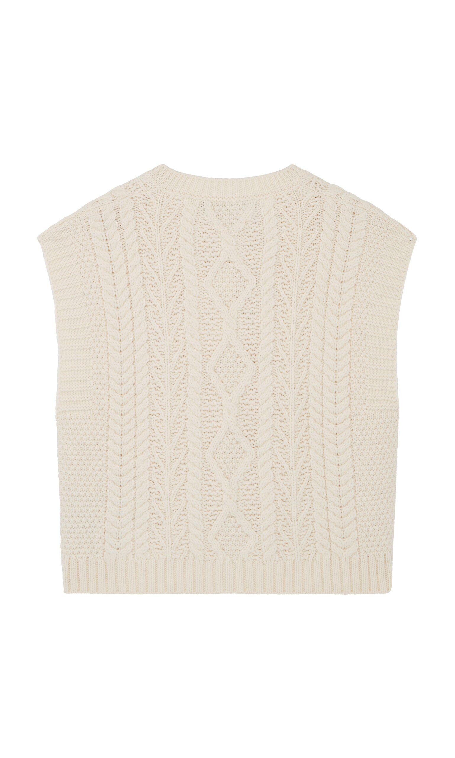 Aran Knit Vest