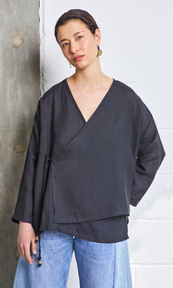 Mazzy Wrap Top