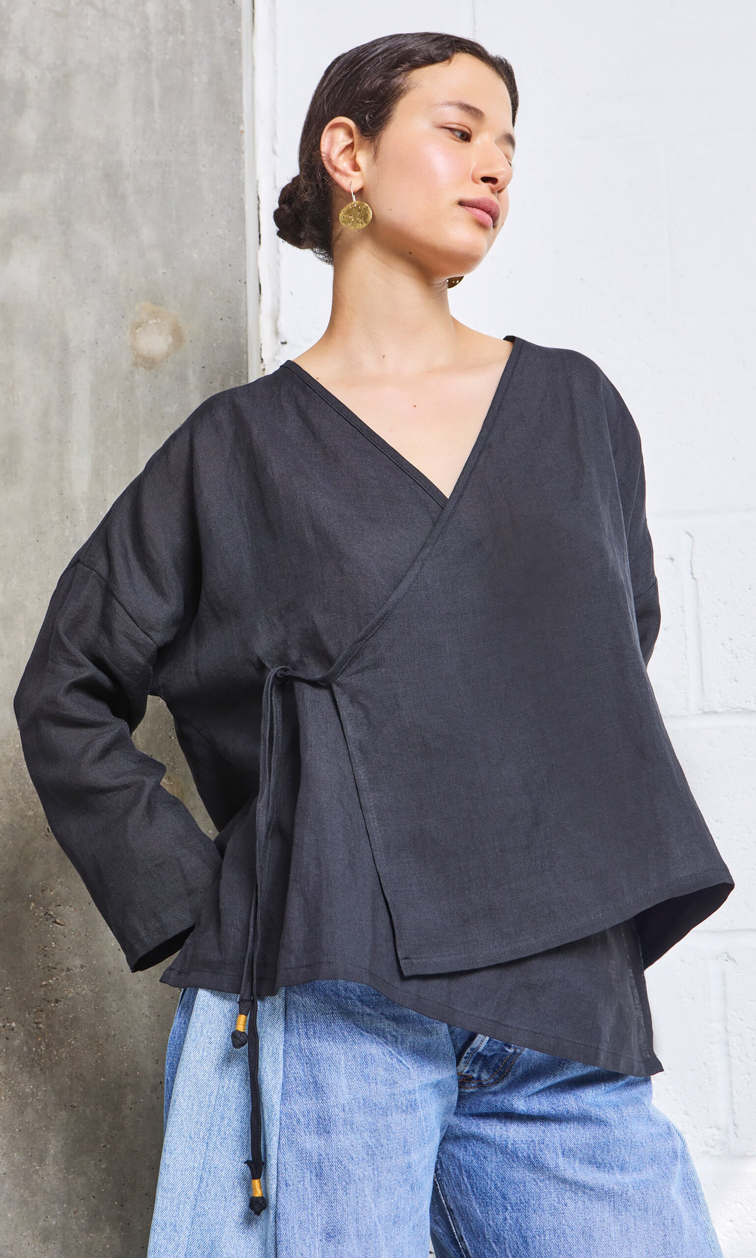Mazzy Wrap Top