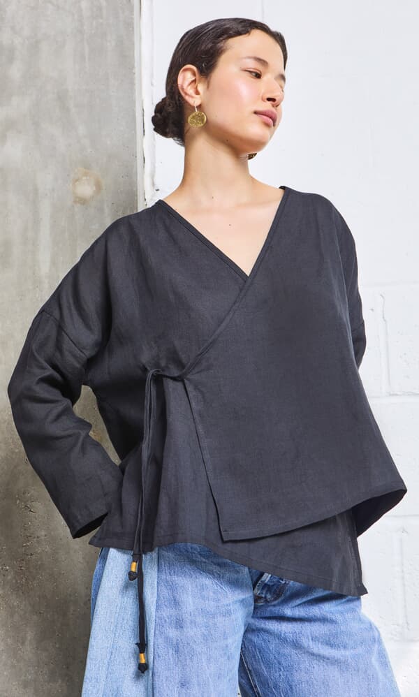 Mazzy Wrap Top