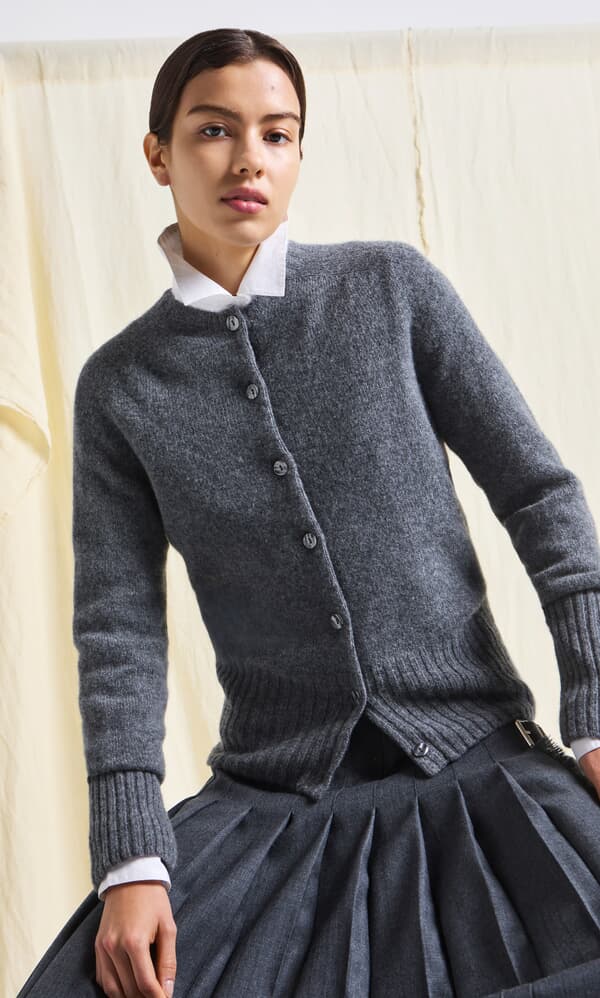 Derby Cardigan - Grey 