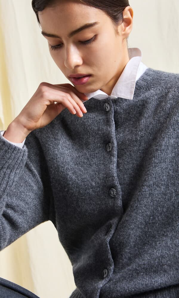 Derby Cardigan - Grey 