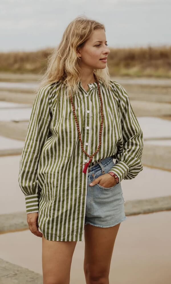 Lilla Stripe Blouse