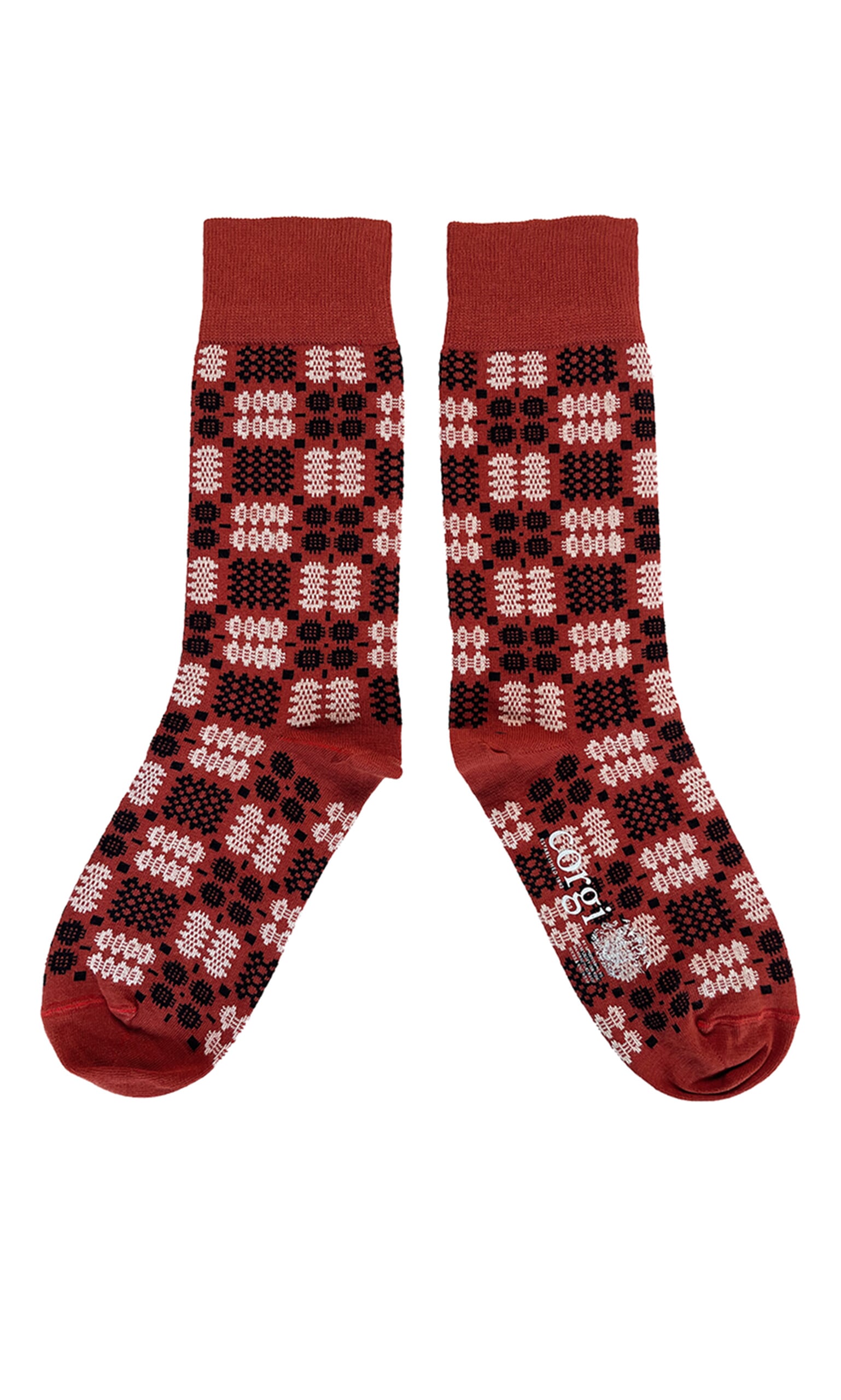 Welsh Socks - Victorian Red