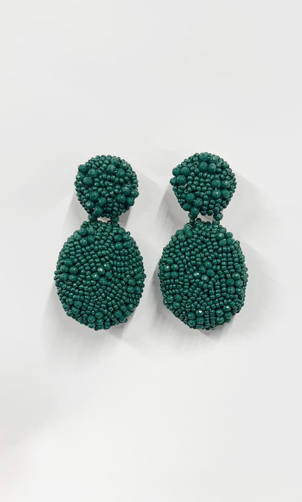 Forest Beaded Earrings