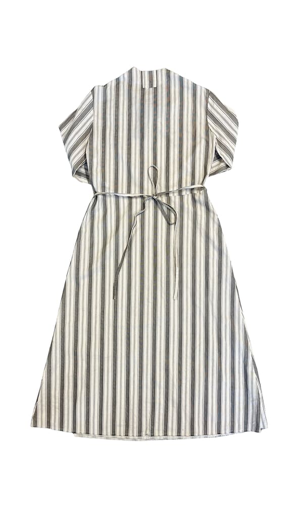 Stripe Wrap Dress