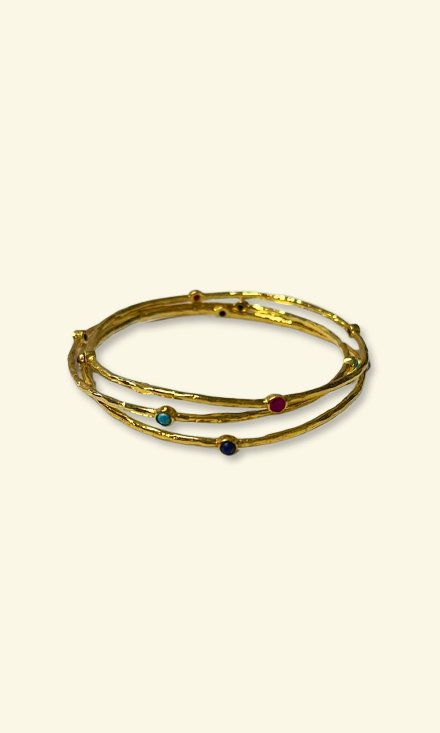 Sun Bangle Set - Gold