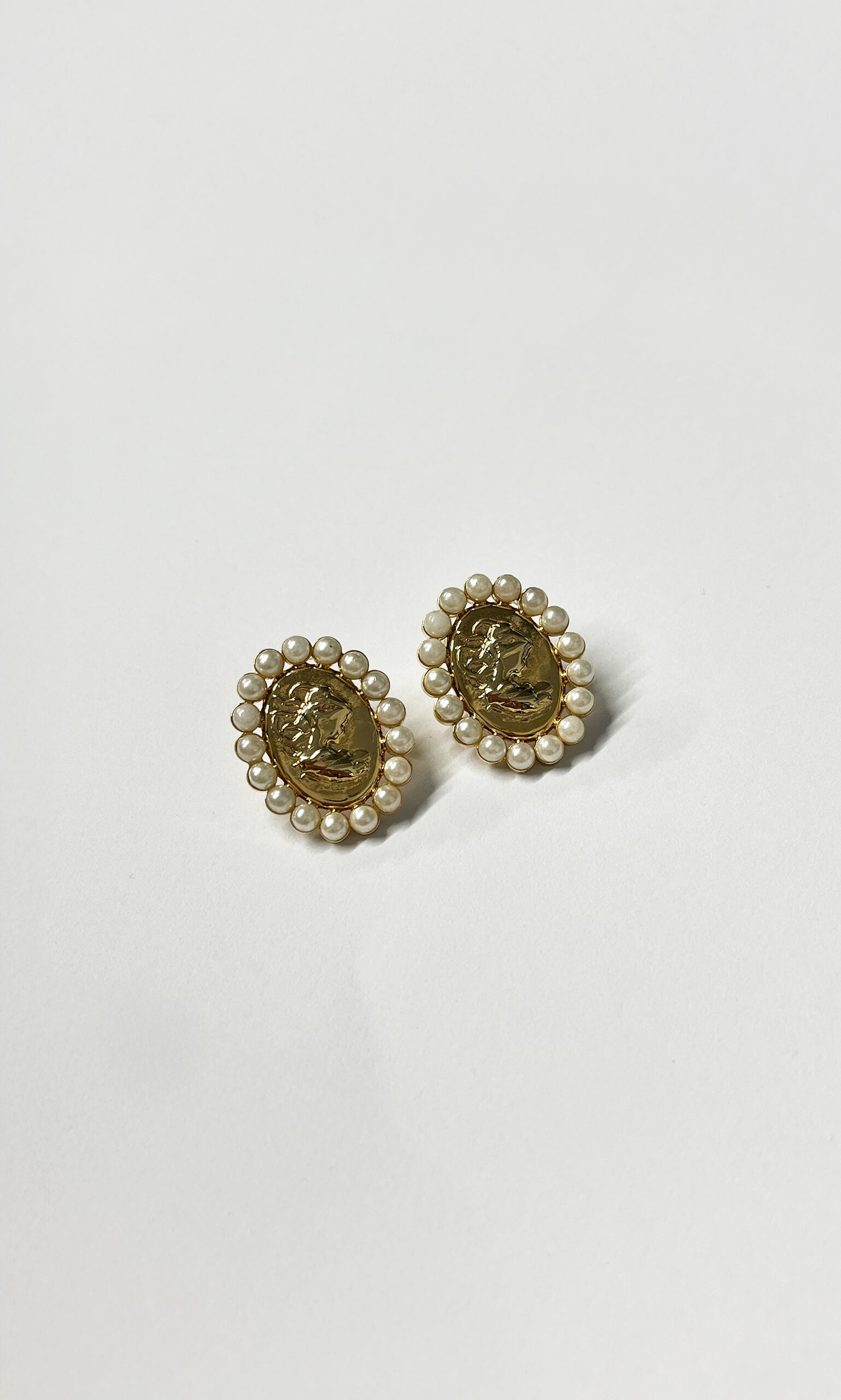 Pearl Coin Studs