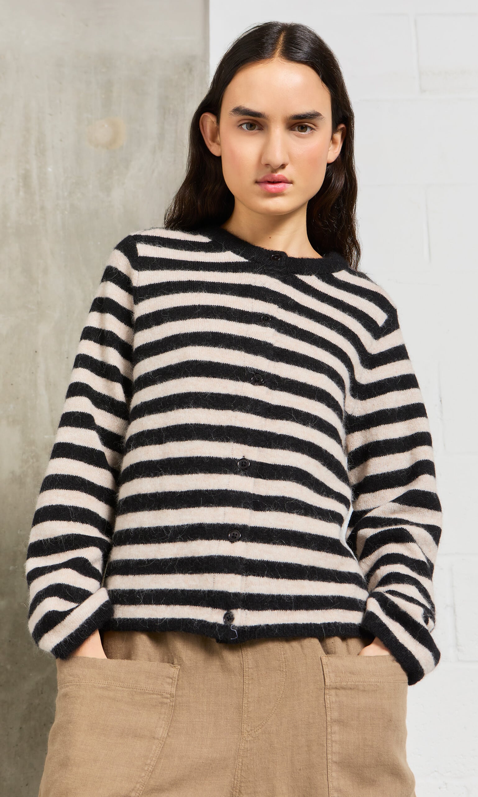 Nola Stripe Cardigan
