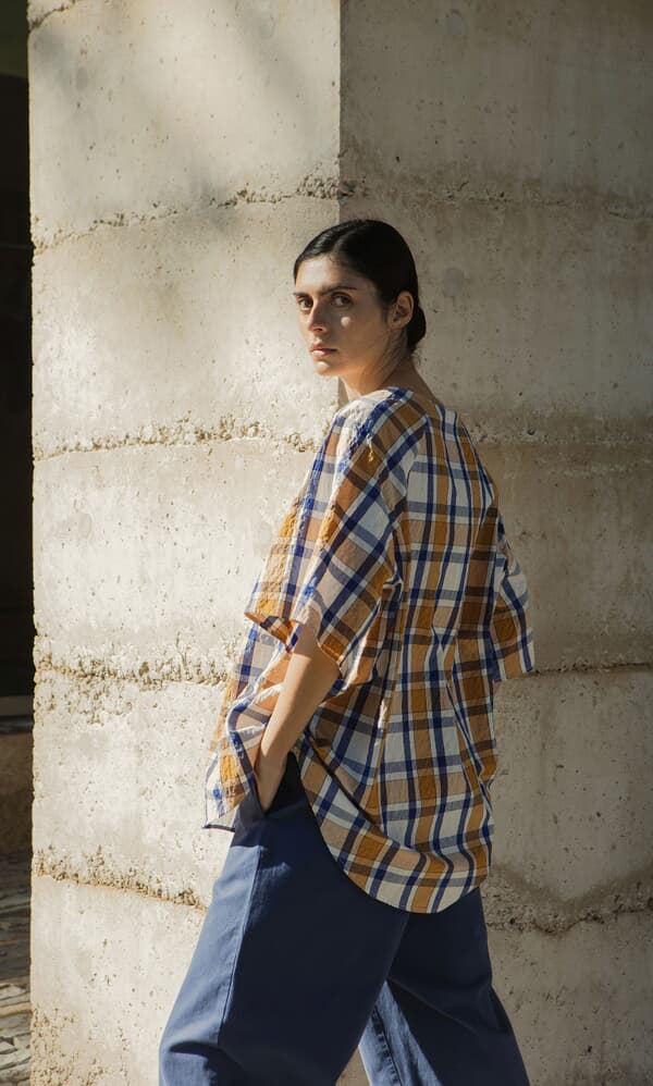 Blue Madras Shirt