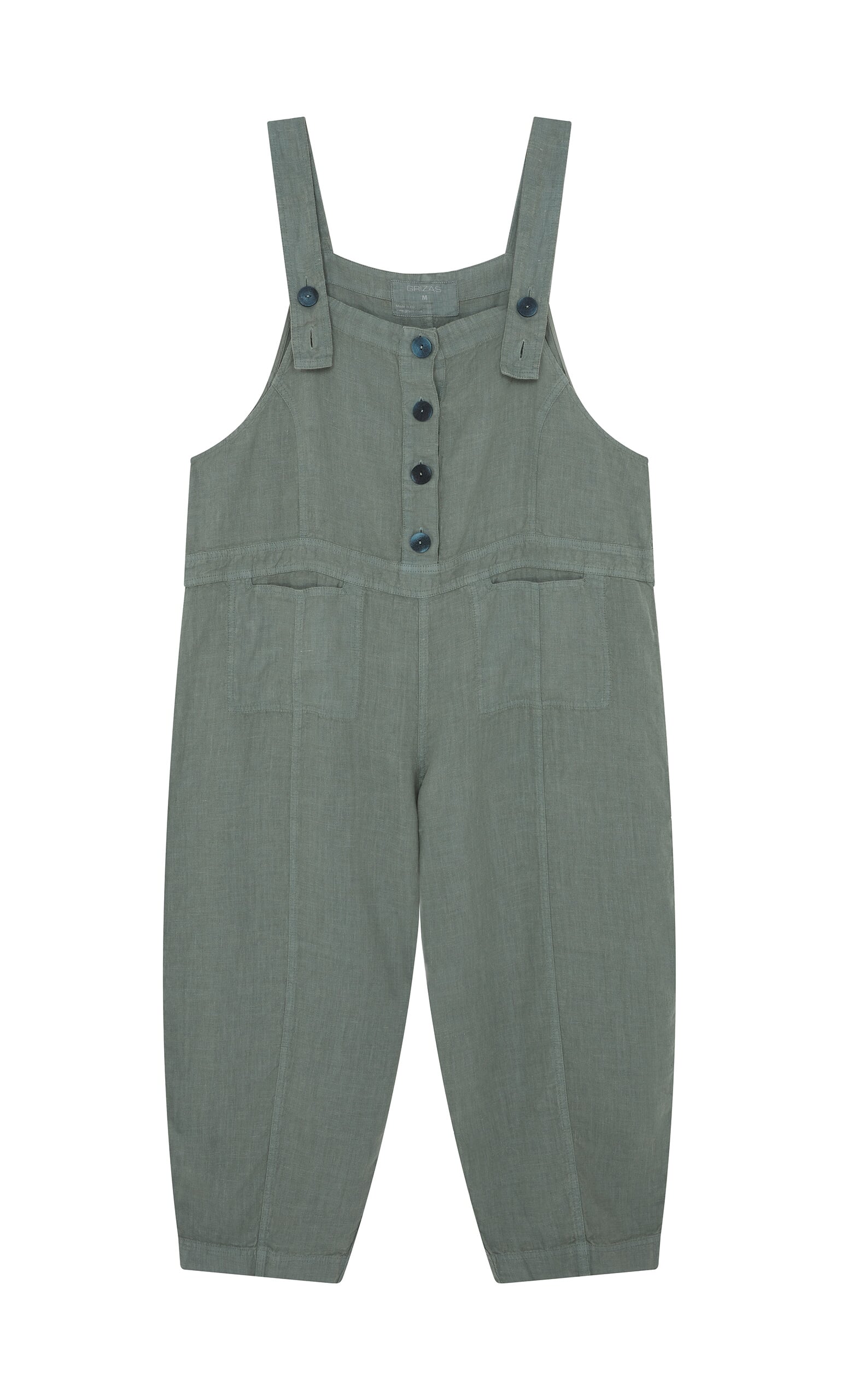 Myrtle Linen Dungarees