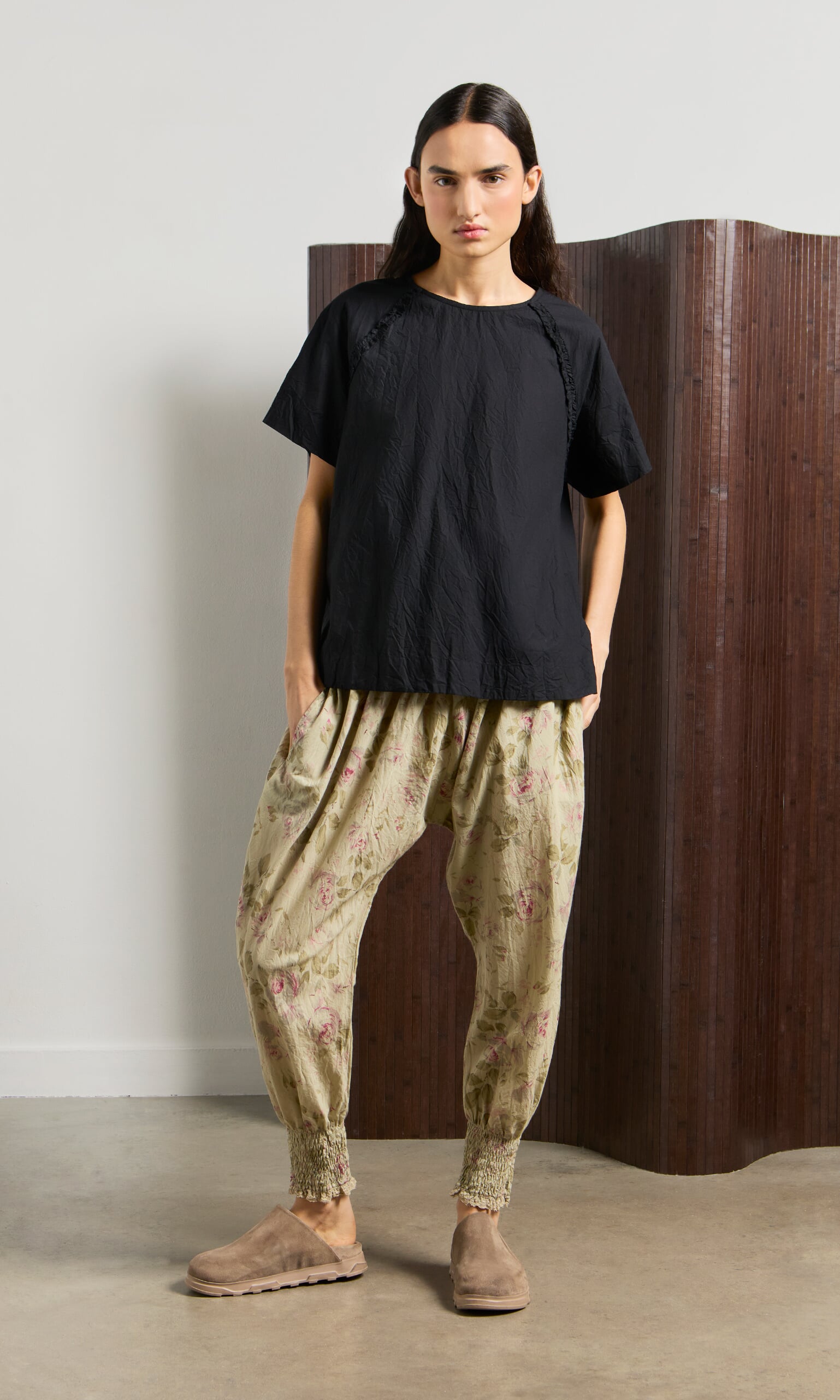 Green Floral Pantaloons