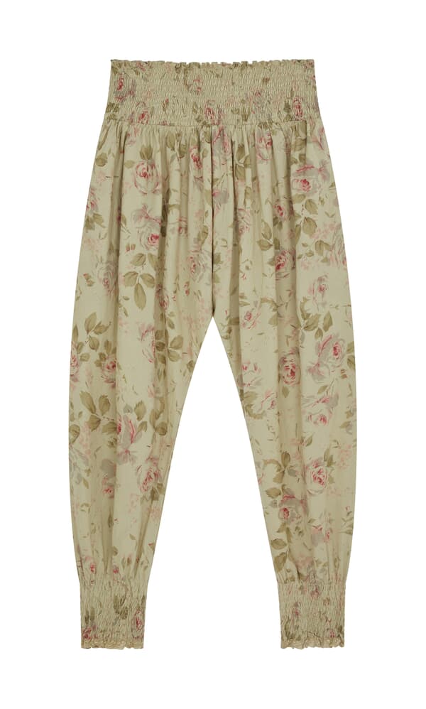 Green Floral Pantaloons