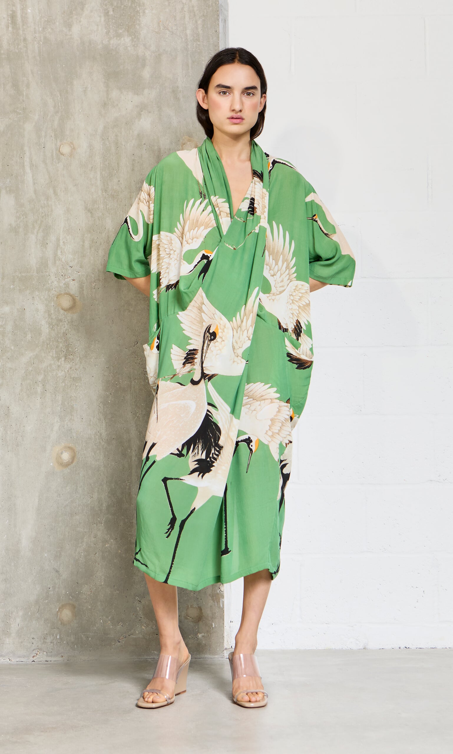 Green Stork Dress