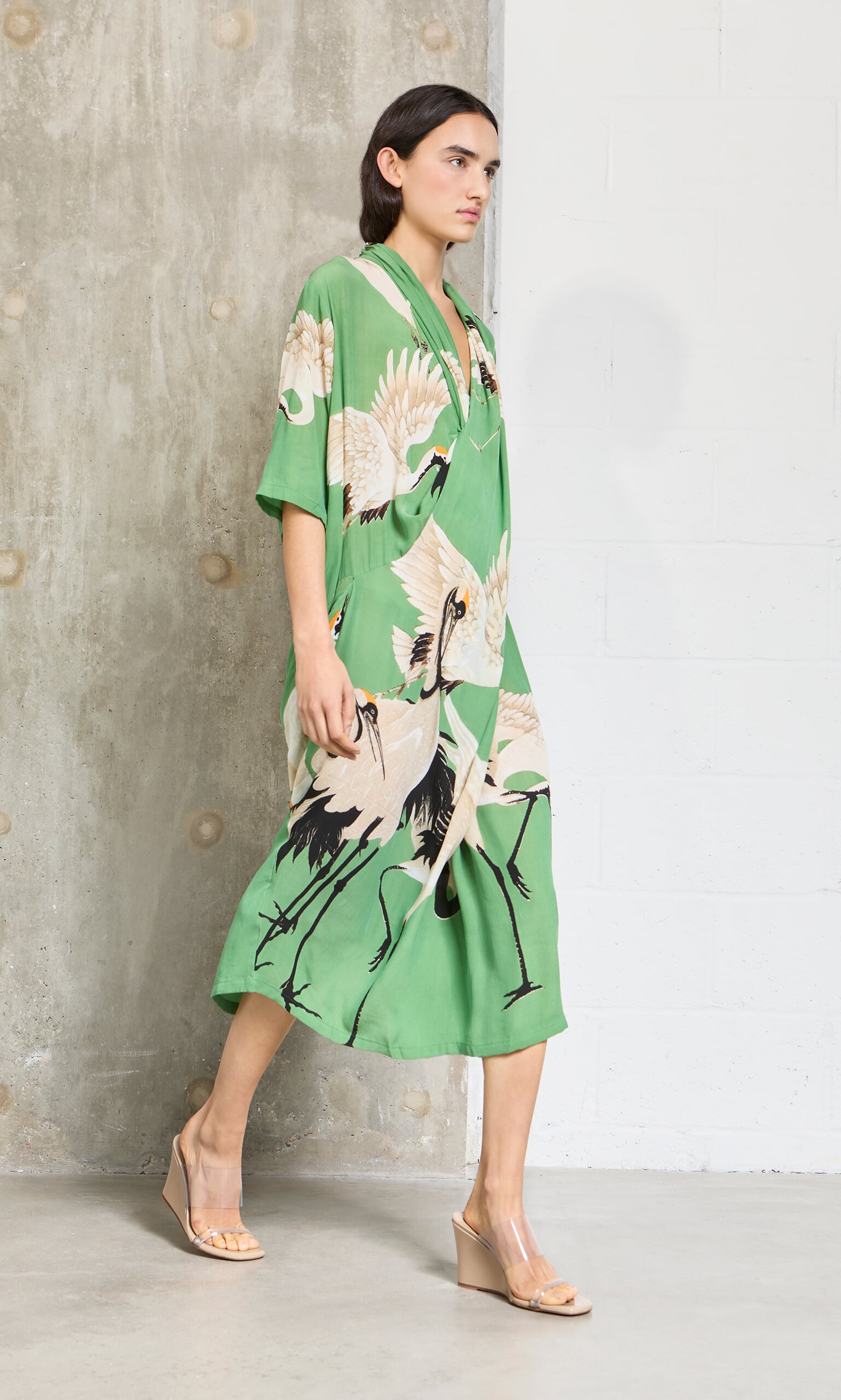 Green Stork Dress