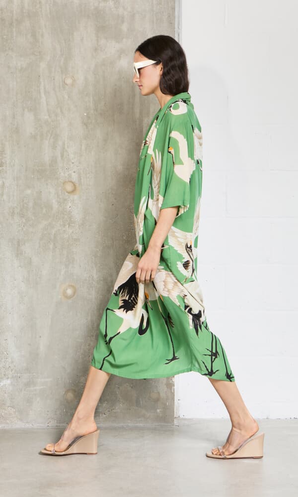 Green Stork Dress