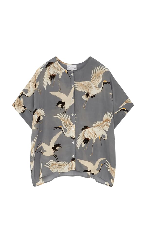 Slate Stork Blouse