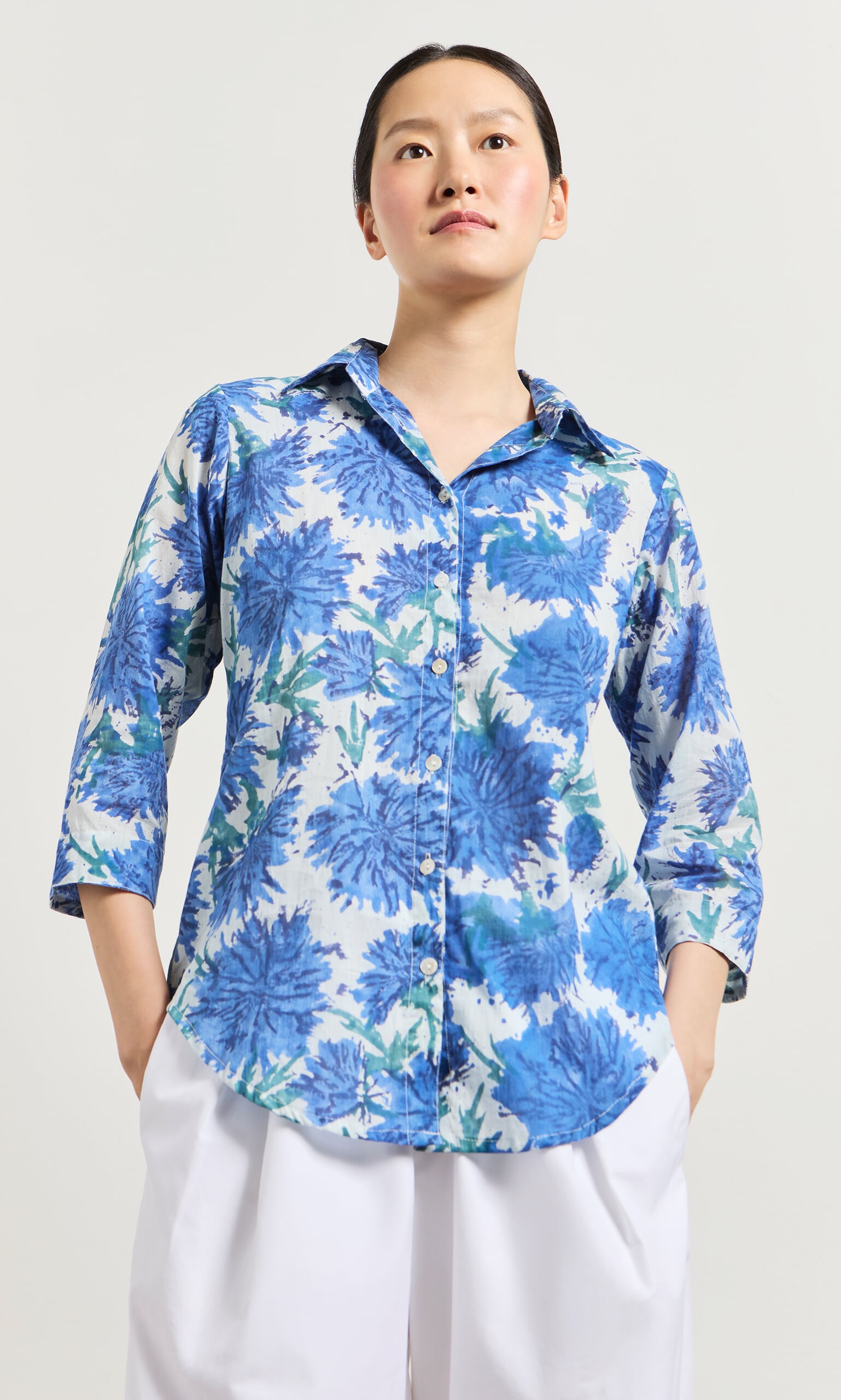 Blue Thistle Shirt
