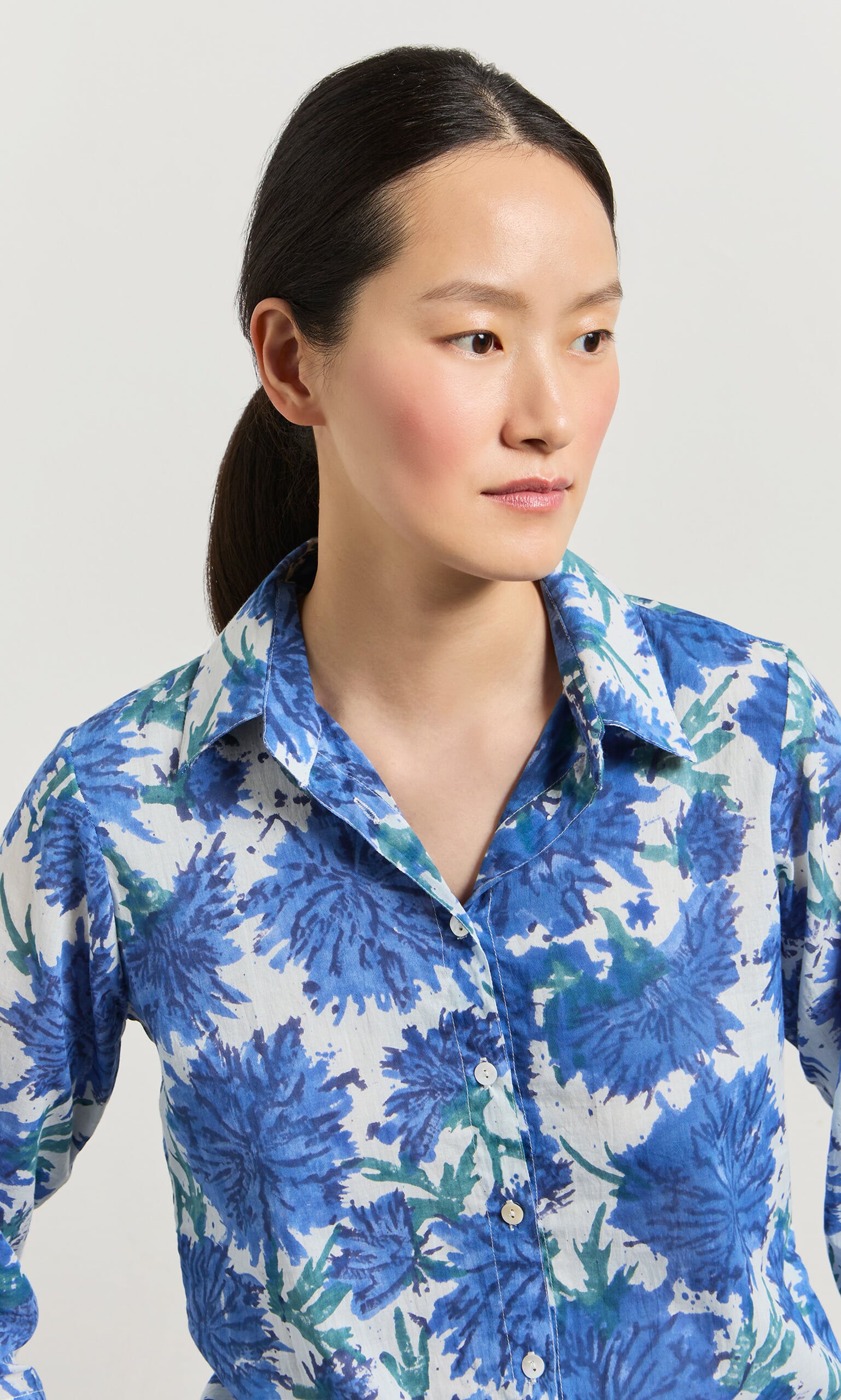 Blue Thistle Shirt