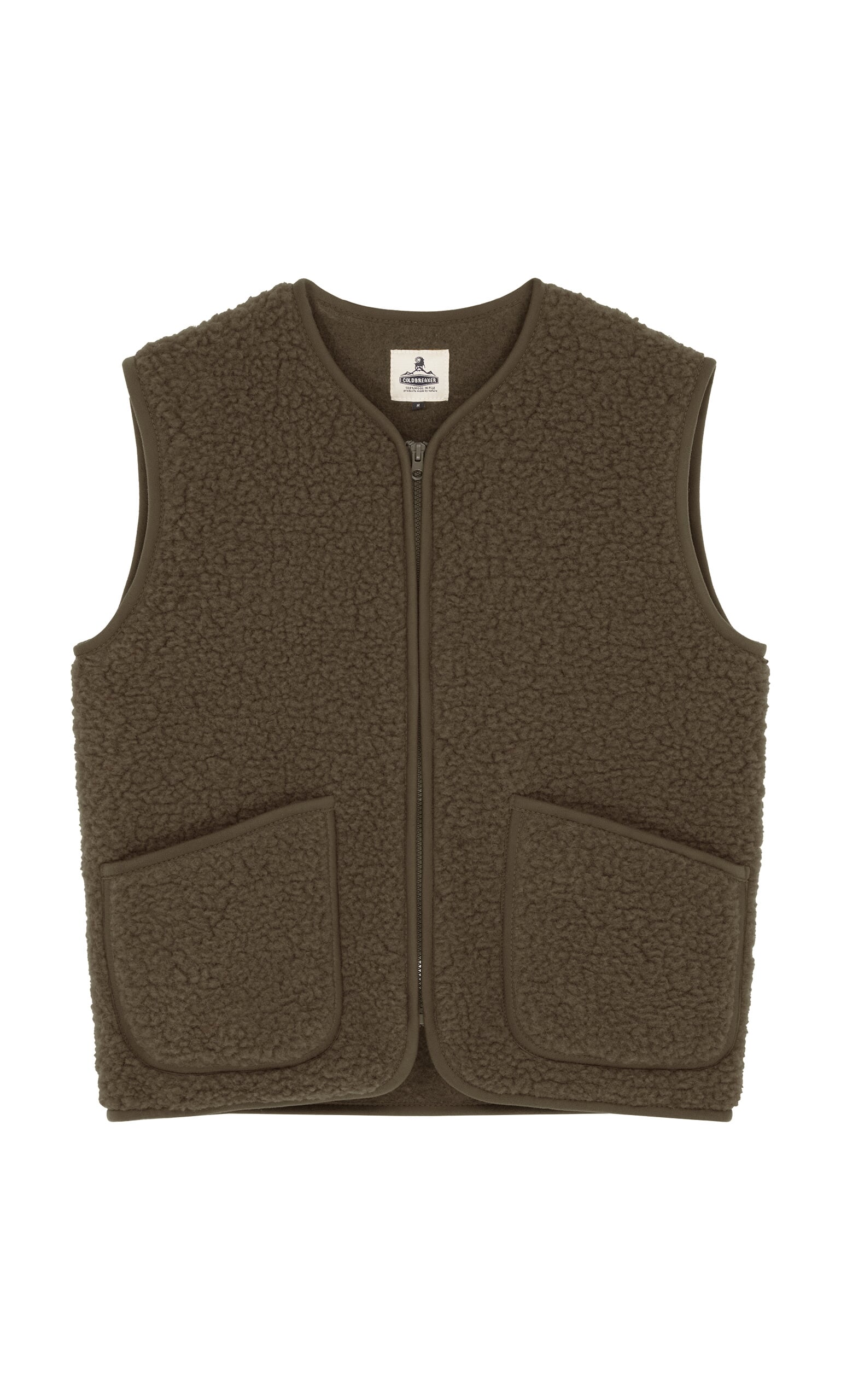Khaki Wool Gilet