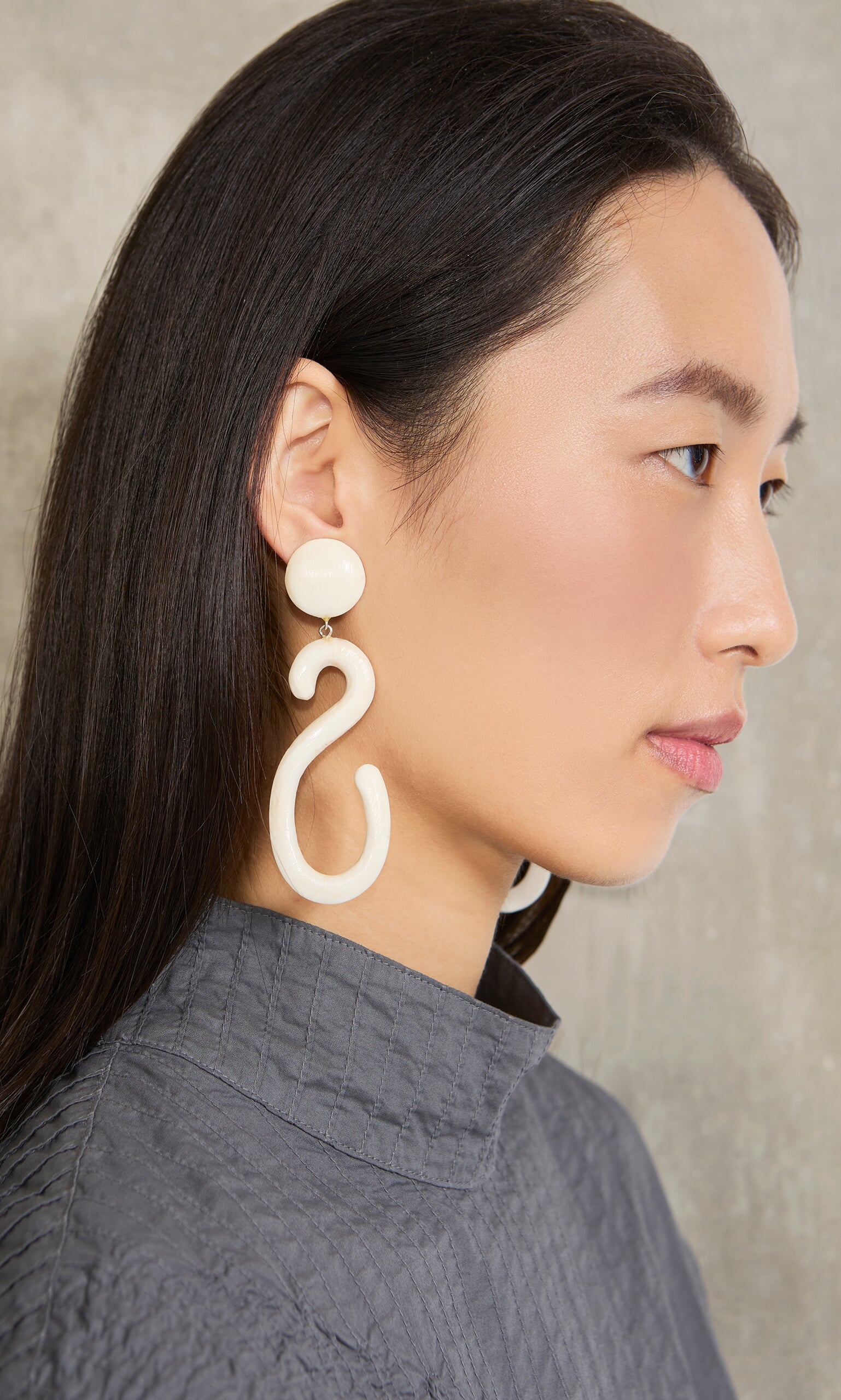 Horn Clip-On Earrings