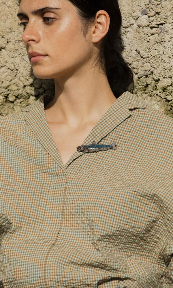 Sardine Brooch
