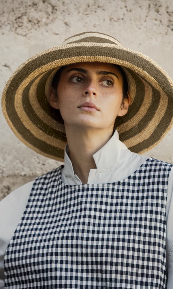 Stripe Sun Hat