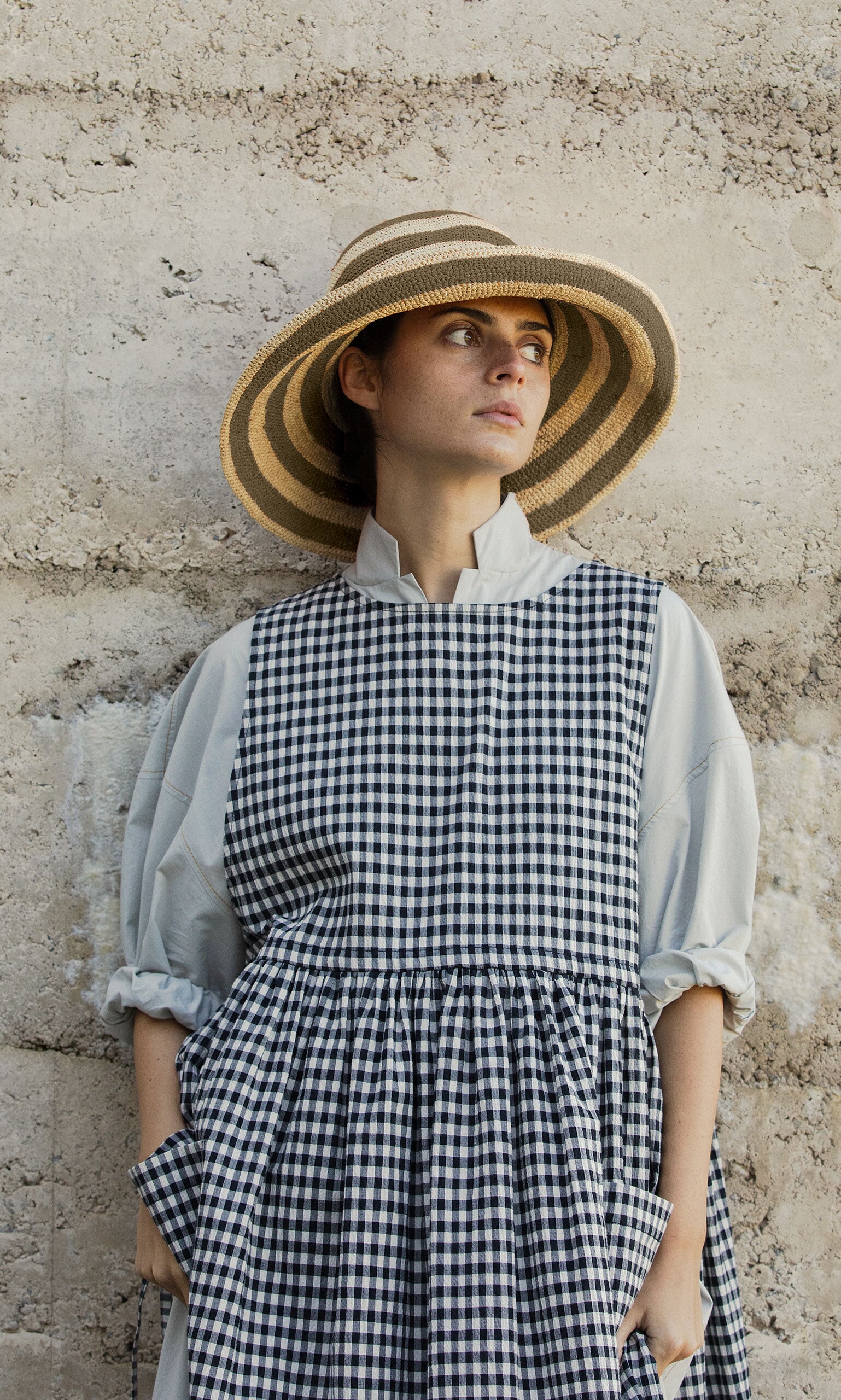 Stripe Sun Hat