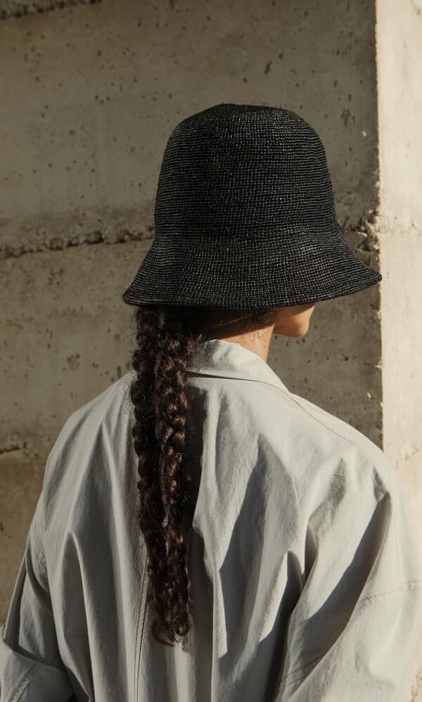 Straw Bucket Hat
