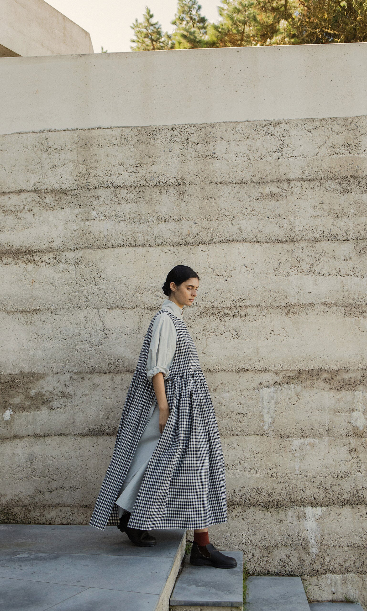 Apron Dress - Gingham