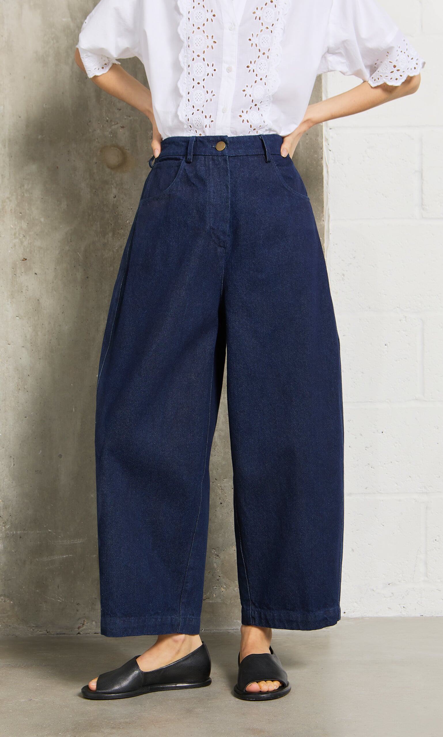 Barrel Pants Indigo