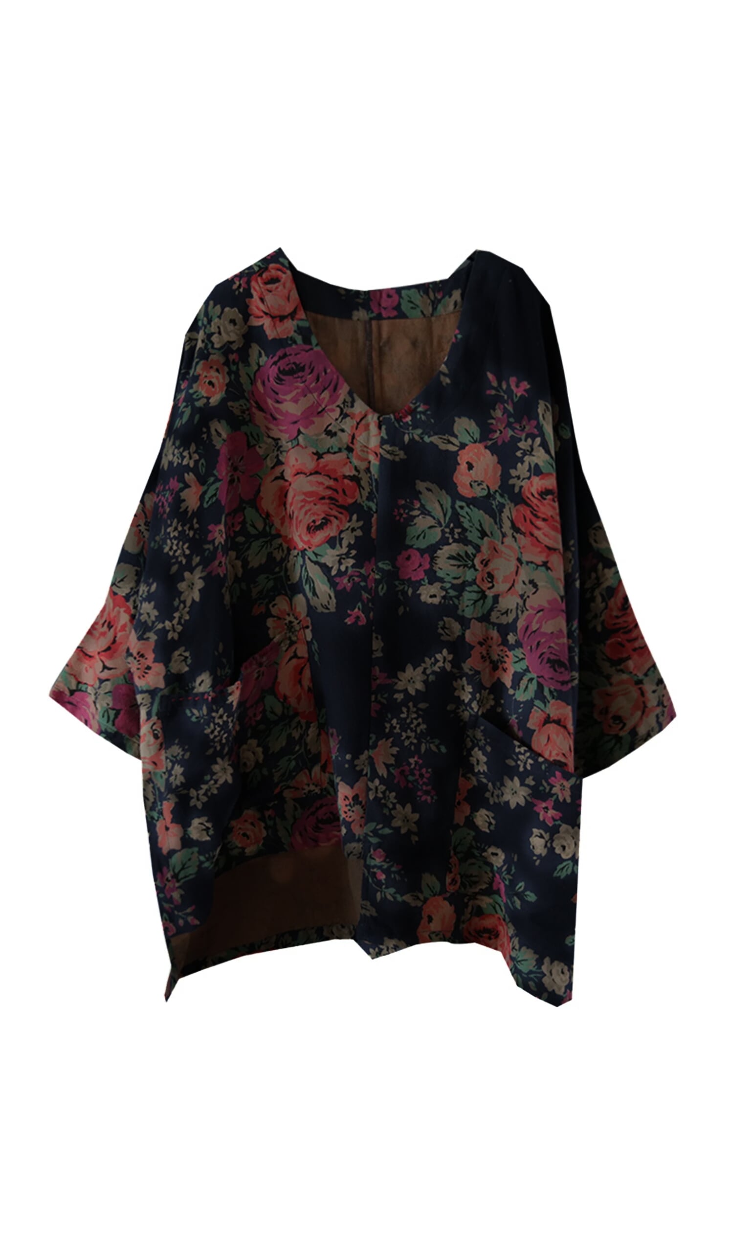 Liu Pocket Blouse - Deep Navy