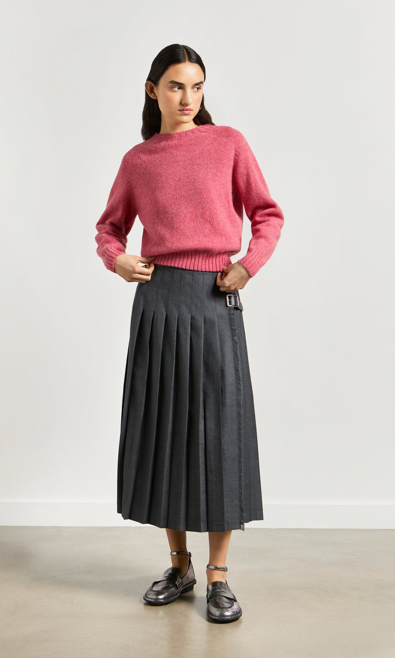 Wicklow Crewneck - Tea Rose