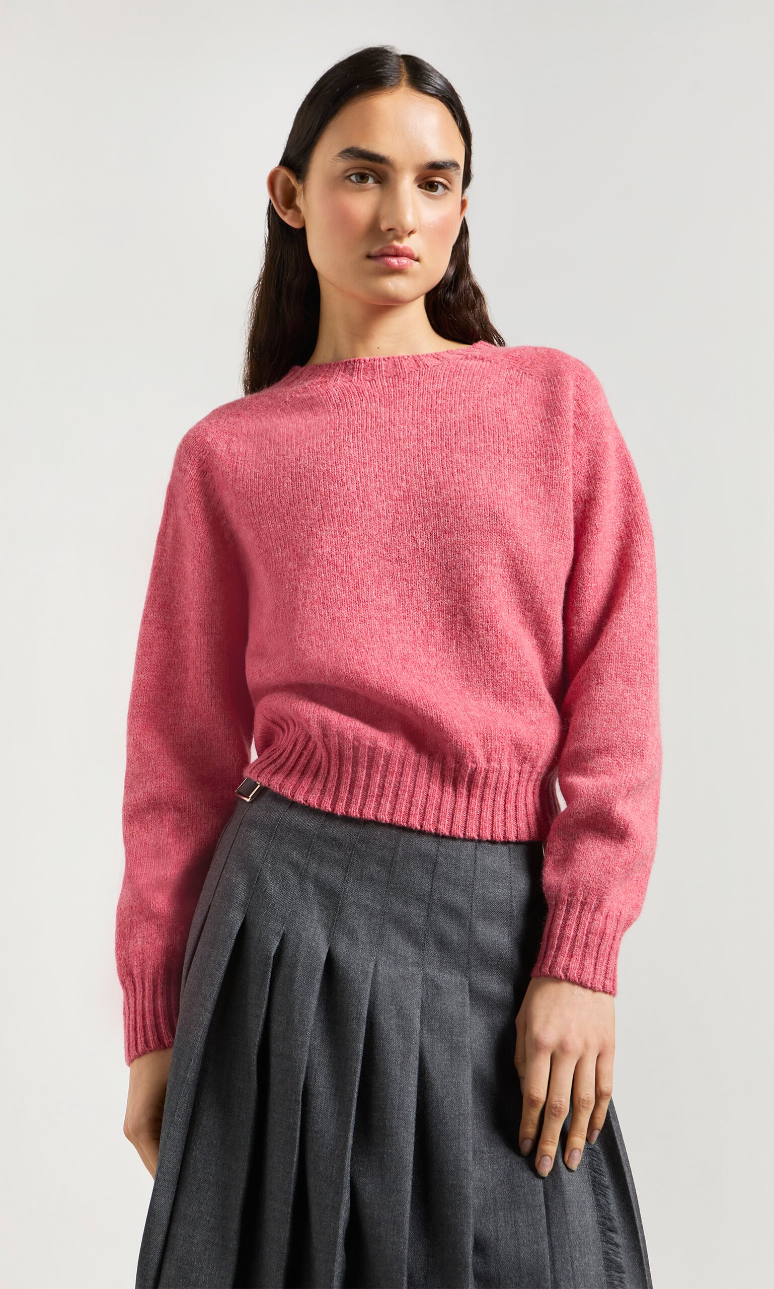 Wicklow Crewneck - Tea Rose