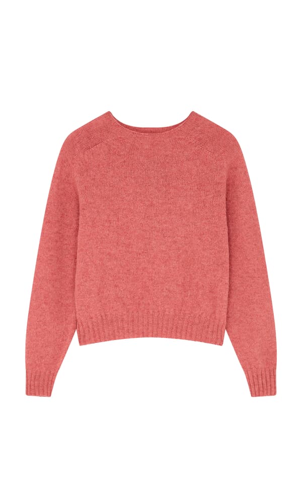 Wicklow Crewneck - Tea Rose