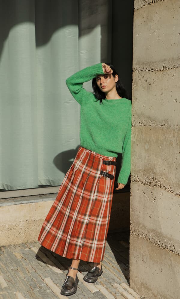 Wicklow Crewneck - Garden Leaf