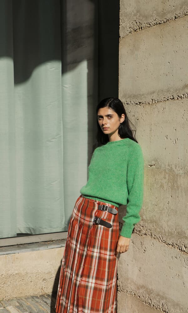 Wicklow Crewneck - Garden Leaf