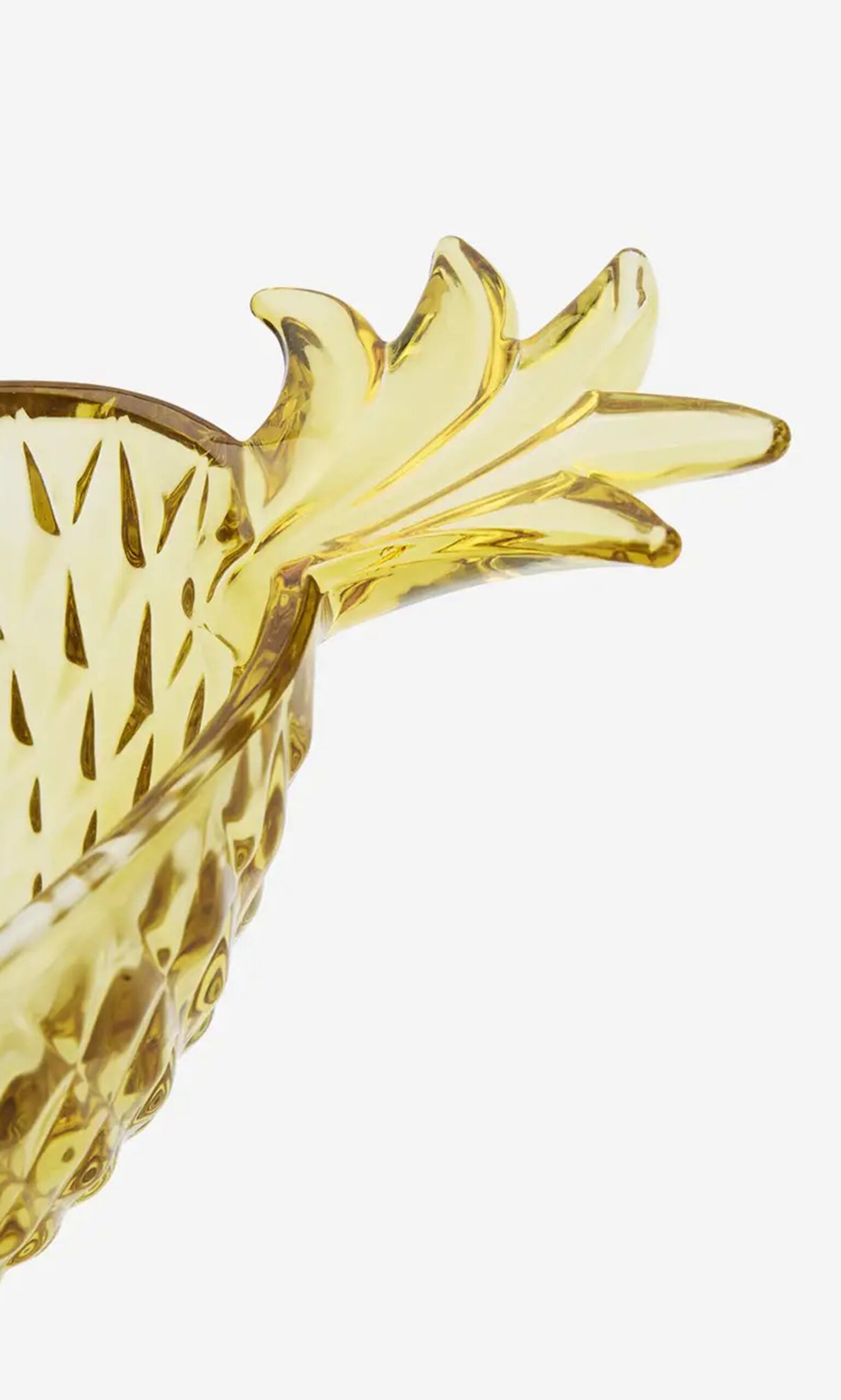 Glass Pineapple Bowls (Set of 3)