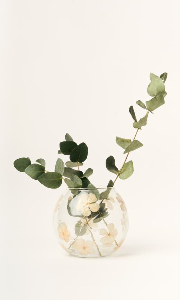 Pressed Flower Vase
