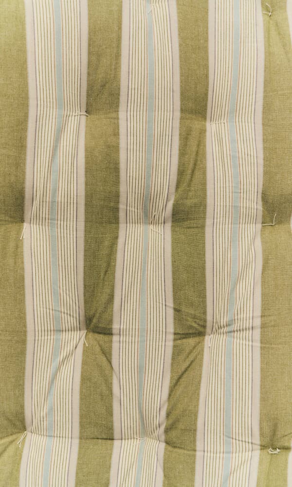 Quilted Mattress - Green Stripe