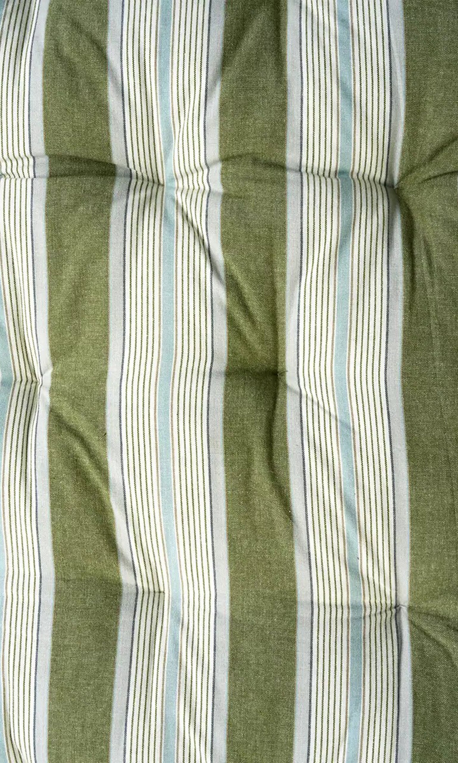 Quilted Mattress - Green Stripe