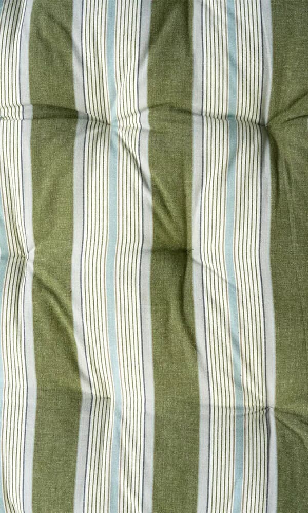 Quilted Mattress - Green Stripe