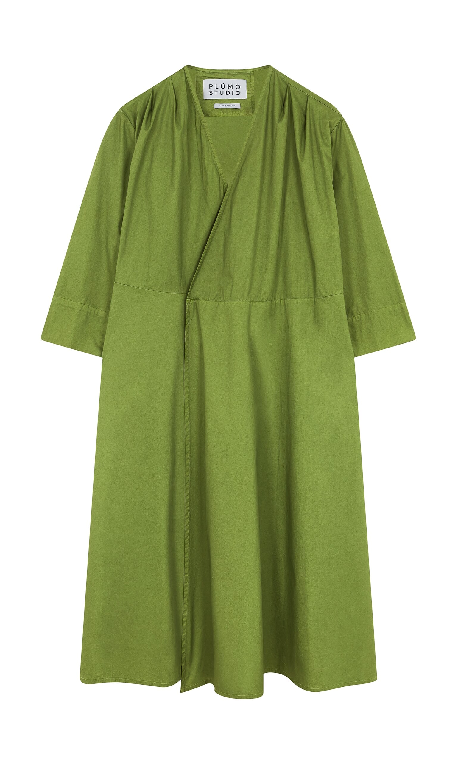Rea Wrap Dress Green - Seconds